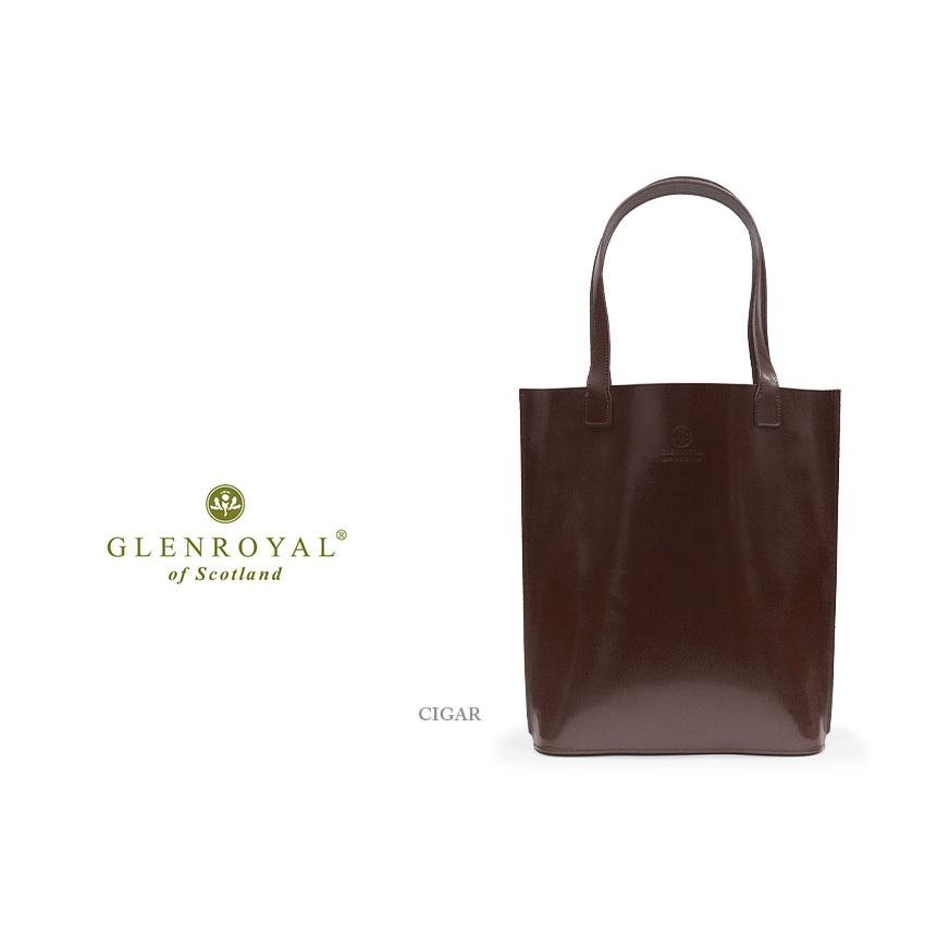 正規品 GLENROYAL  グレンロイヤル トートバッグ 01-5823 ブライドルレザー 薄マチトートバッグ 縦型（新品）英国製の画像