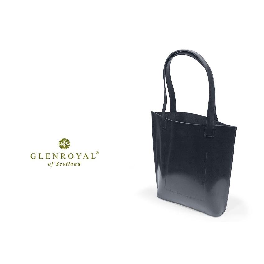正規品 GLENROYAL  グレンロイヤル トートバッグ 01-5823 ブライドルレザー 薄マチトートバッグ 縦型（新品）英国製の画像