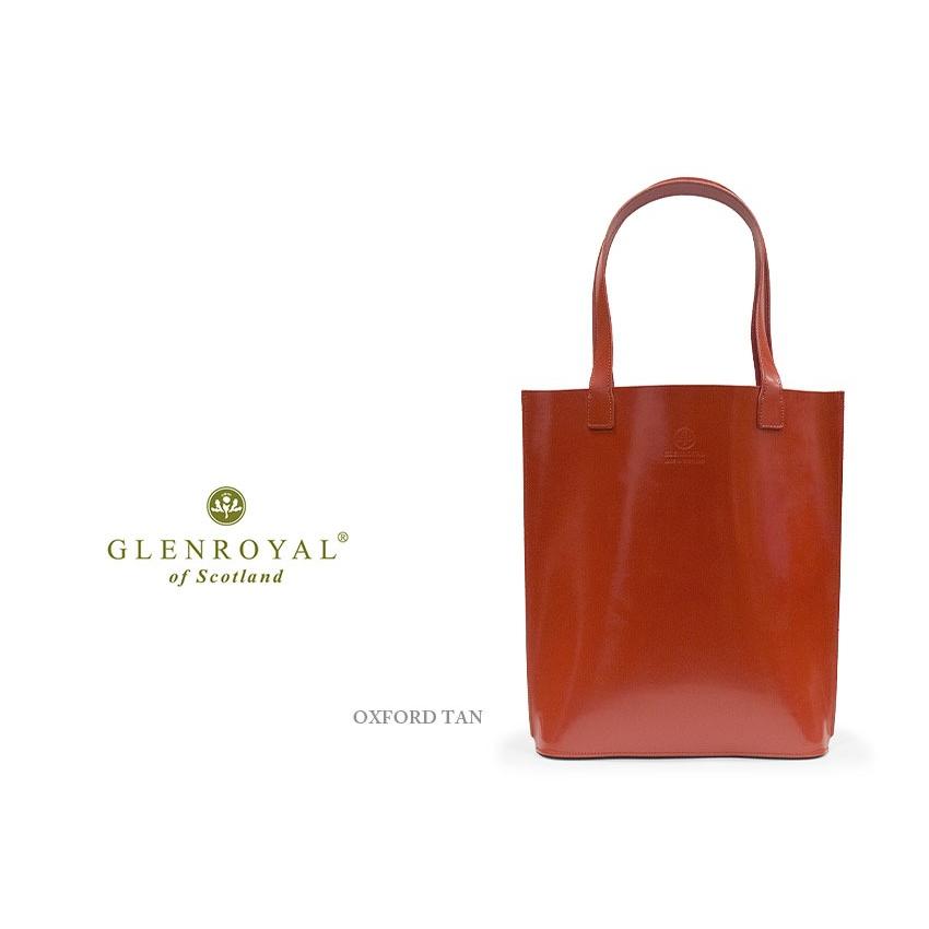正規品 GLENROYAL  グレンロイヤル トートバッグ 01-5823 ブライドルレザー 薄マチトートバッグ 縦型（新品）英国製の画像