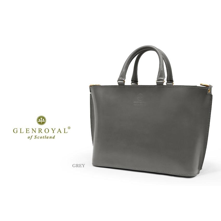 正規品 GLENROYAL  グレンロイヤル トートバッグ 01-5844 ジップ ショルダー トートバッグS 横型 ブライドルレザー ショルダーストラップ付き（新品）英国製の画像