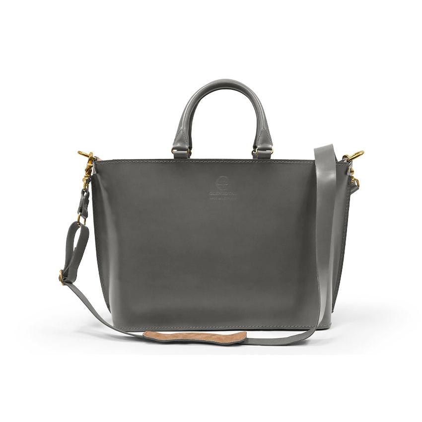 正規品 GLENROYAL  グレンロイヤル トートバッグ 01-5844 ジップ ショルダー トートバッグS 横型 ブライドルレザー ショルダーストラップ付き（新品）英国製の画像