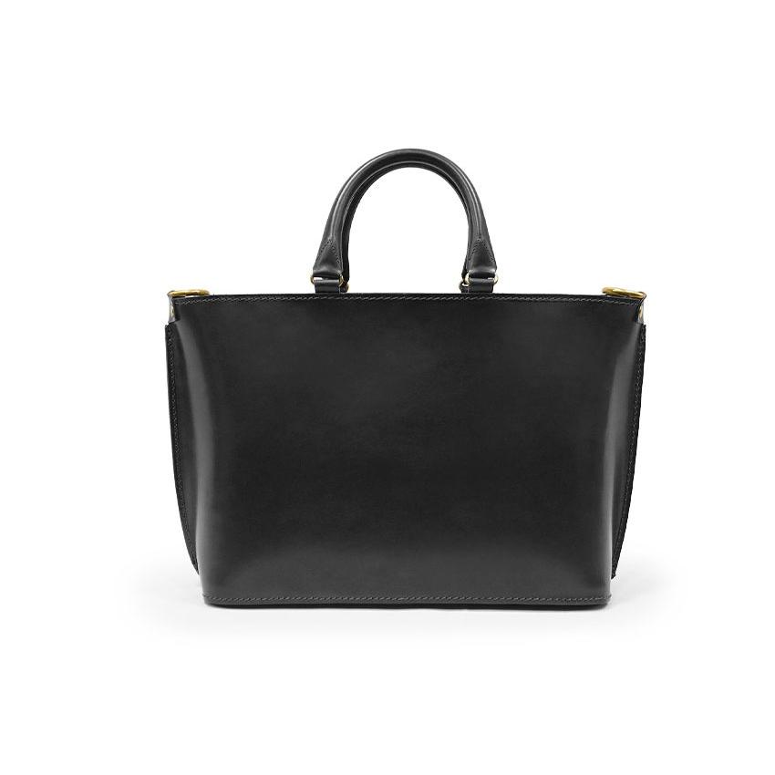 正規品 GLENROYAL  グレンロイヤル トートバッグ 01-5844 ジップ ショルダー トートバッグS 横型 ブライドルレザー ショルダーストラップ付き（新品）英国製の画像