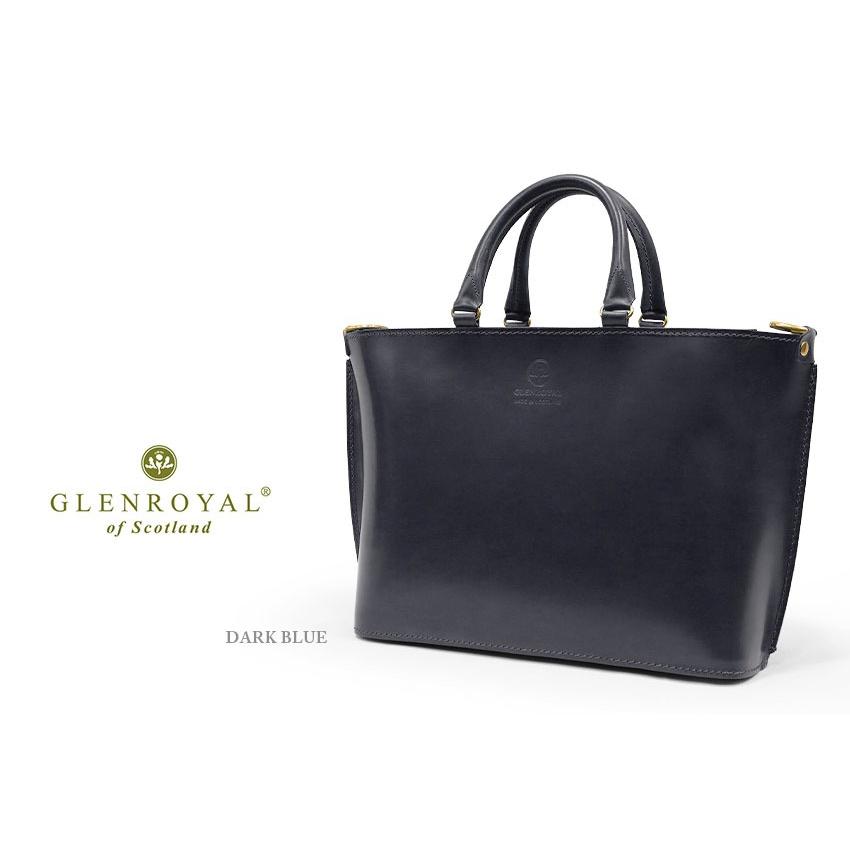 正規品 GLENROYAL  グレンロイヤル トートバッグ 01-5844 ジップ ショルダー トートバッグS 横型 ブライドルレザー ショルダーストラップ付き（新品）英国製の画像