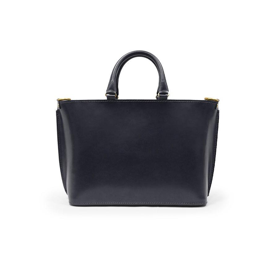 正規品 GLENROYAL  グレンロイヤル トートバッグ 01-5844 ジップ ショルダー トートバッグS 横型 ブライドルレザー ショルダーストラップ付き（新品）英国製の画像