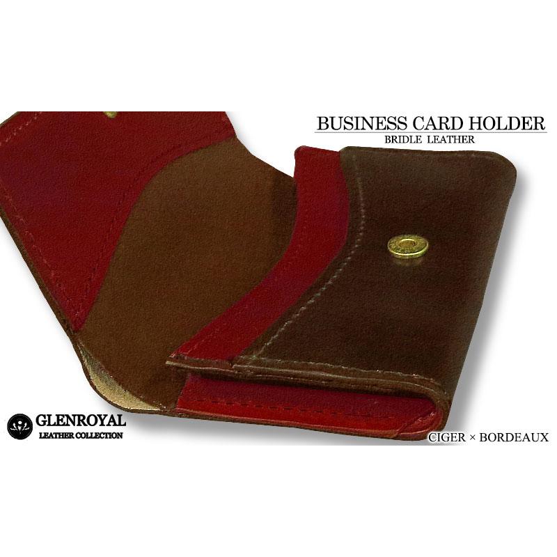 正規品 別注カラー【 GLENROYAL / グレンロイヤル 】●ブライドルレザー カードケース ( 名刺入れ ) BUSINESS CARD HOLDER 03-6131（新品）｜messenger-r｜19