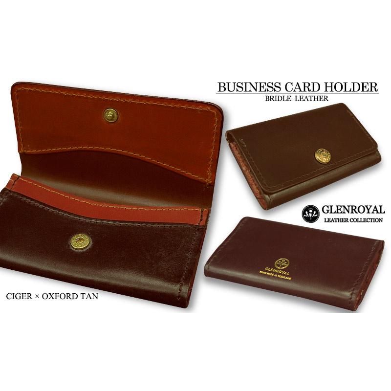 正規品 別注カラー【 GLENROYAL / グレンロイヤル 】●ブライドルレザー カードケース ( 名刺入れ ) BUSINESS CARD HOLDER 03-6131（新品）｜messenger-r｜09