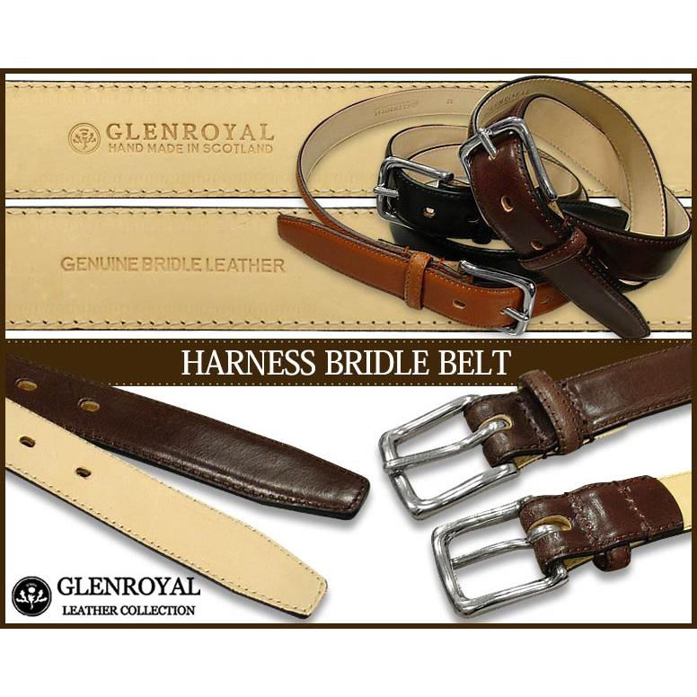 正規品【 GLENROYAL / グレンロイヤル 】●06-6234 ハーネスブライドルレザーベルト HARNESS BRIDLE BELT ( ステッチ入 ) ( メンズ )｜messenger-r｜08