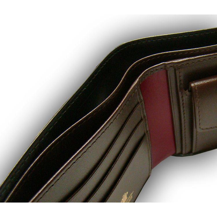 ETTINGER社公認正規販売店 ETTINGER / エッティンガー 二つ折り財布 141JR BLACK-HAVANA-EASTER ROSE カード＆コインパース 別注カラー 005の画像