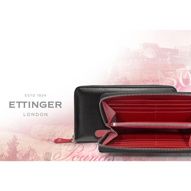 ETTINGER社公認正規販売店 ETTINGER エッティンガー ラウンドジップ長財布 ST2051JR スターリングコレクション ロングウォレットの画像