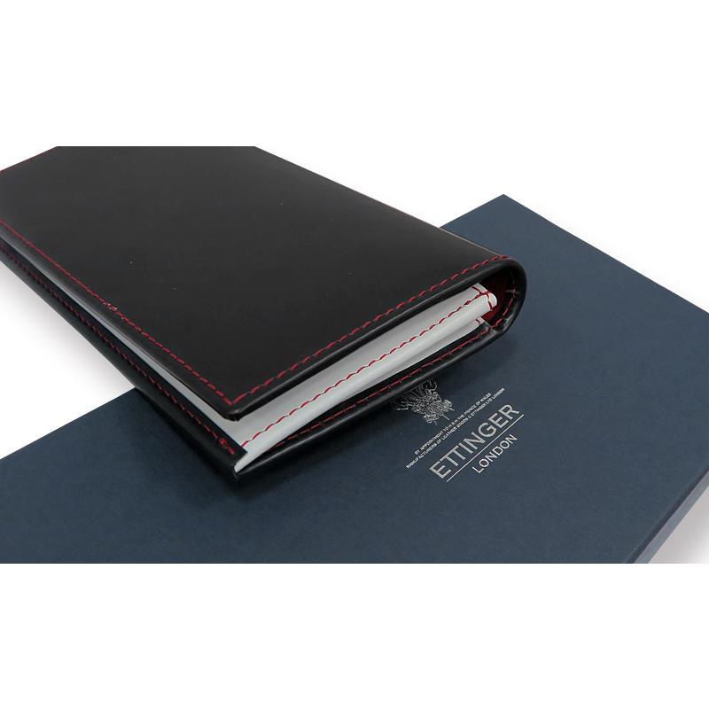 ETTINGER社公認正規販売店 ETTINGER エッティンガー 長財布 2112BEJR NAVY-WHITE-RED ( RUBY ) 小銭入れ付き長財布 別注カラー 007の画像