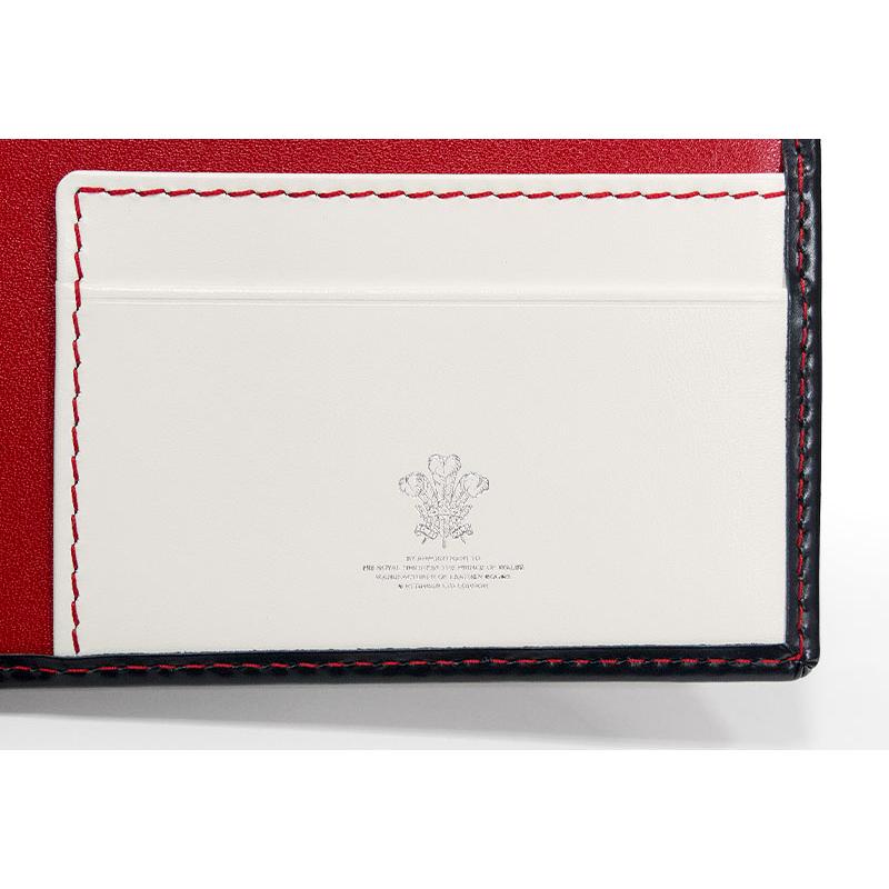 ETTINGER社公認正規販売店 ETTINGER エッティンガー マネークリップ 2194EJ NAVY-WHITE-RED ( RUBY ) MONEY CLIP WITH ZIP 小銭入れ付き 別注 007の画像