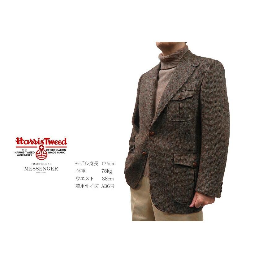トラッドファッション復刻版 MESSENGER 3ツ釦段返りハンティング
