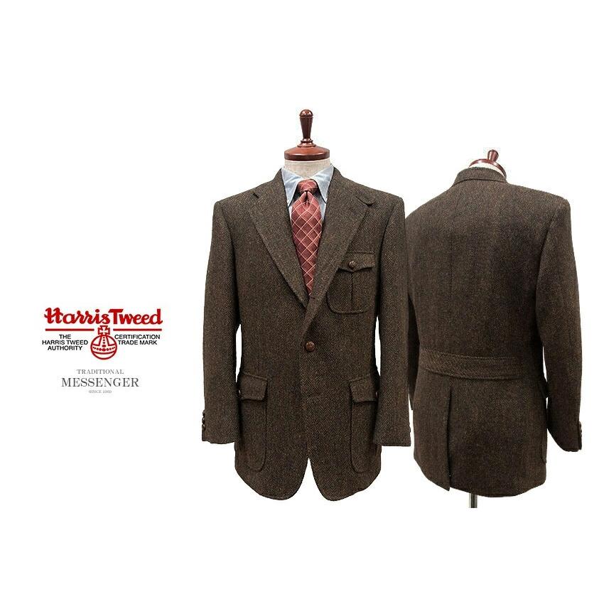 トラッドファッション復刻版 MESSENGER 3ツ釦段返りハンティング