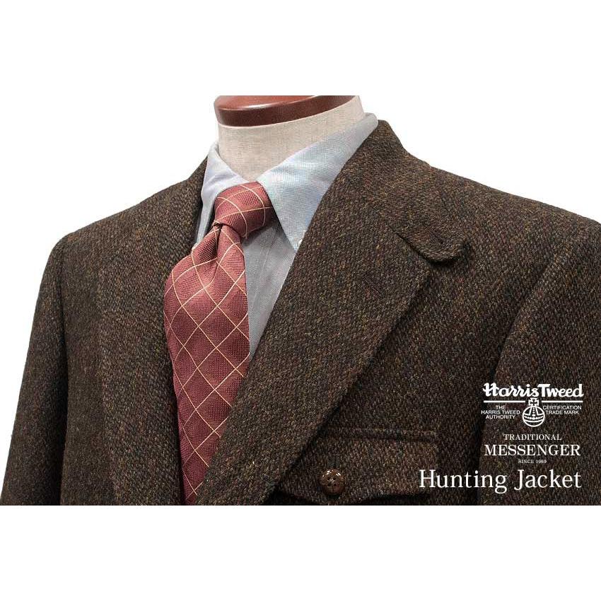 トラッドファッション復刻版 MESSENGER 3ツ釦段返りハンティング