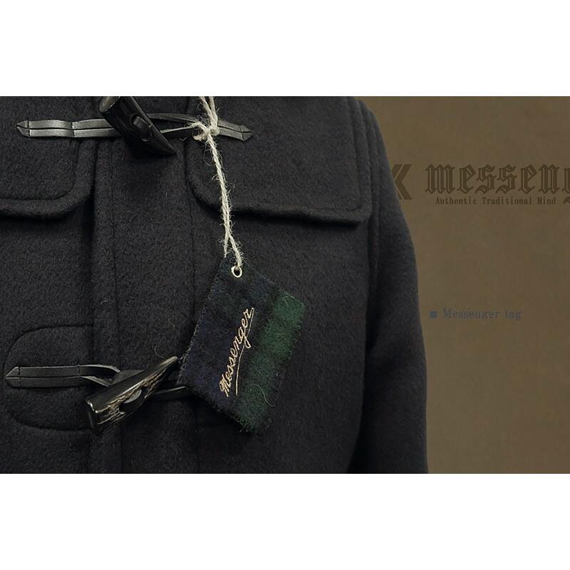 トラッドファッション復刻版 MESSENGER トラディショナル・ダッフルコート (ダブルフェイズ生地) メンズ (512-712) [ made in japan / 日本製 ]の画像