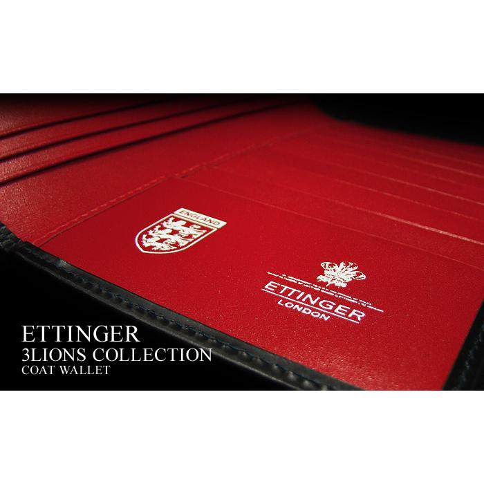 ETTINGER社公認正規販売店 ETTINGER エッティンガー 長財布 806ＡJR ３ライオンズ・コレクション ロングウォレット 札入れ 別注カラー 001の画像