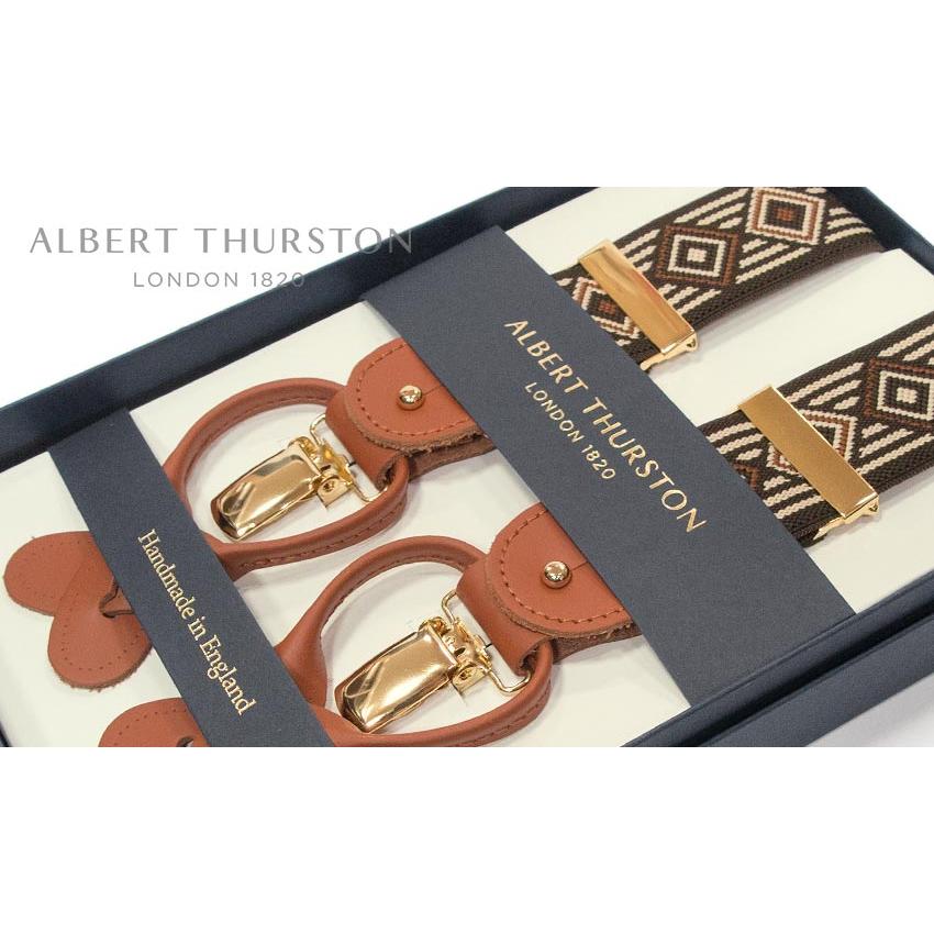 THURSTON ダークブラウン サスペンダー 【公式通販】