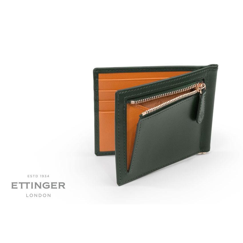 ETTINGER社公認正規販売店 ETTINGER エッティンガー マネークリップ BH2194 ブライドルハイドコレクション MONEY CLIP WITH ZIP 小銭入れ付きの画像