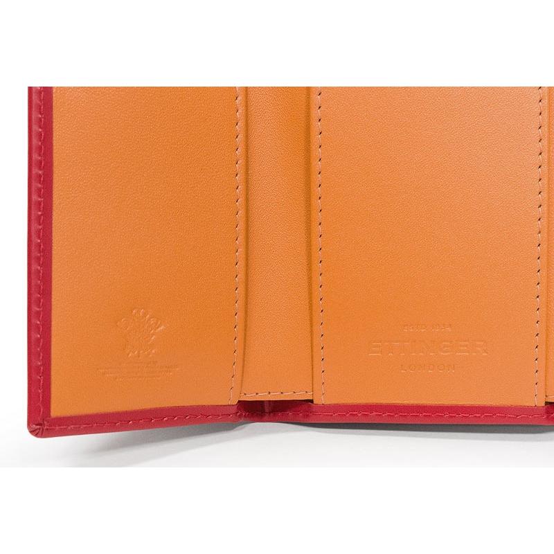 ETTINGER社公認正規販売店 ETTINGER エッティンガー ミニウォレット BH2199J 三つ折り小銭入れ付き ブライドルレザー 内側イエローの画像
