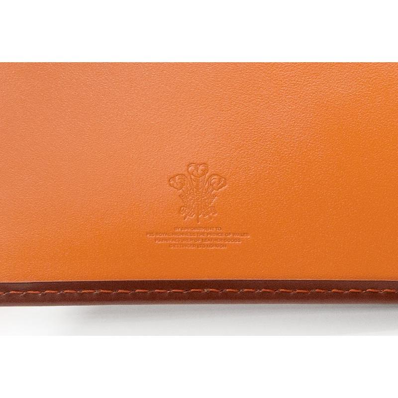 ETTINGER社公認正規販売店 ETTINGER エッティンガー 二つ折り財布 BH951AJ BILLFOLD 10C 小銭入れ付き ブライドルレザー 内側イエローの画像