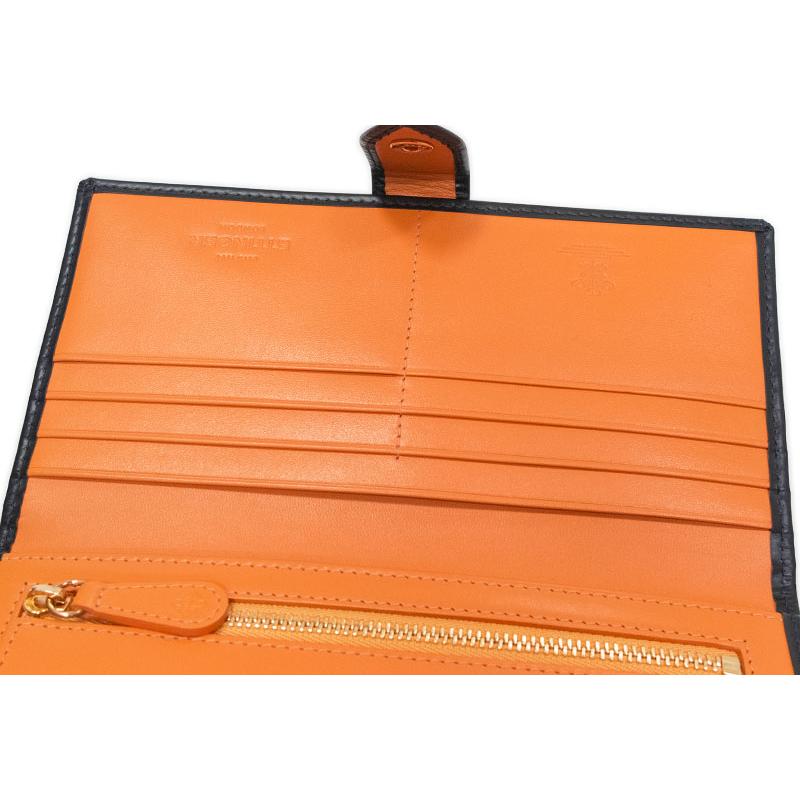 ETTINGER社公認正規販売店 ETTINGER エッティンガー 長財布タブ付き BH953AEJTAB LONG WALLET / ZIP POCKET WITH TAB / 小銭入れ付き長財布の画像
