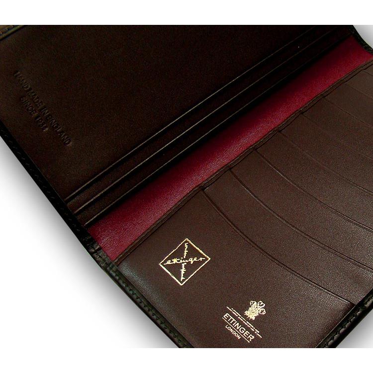 ETTINGER社公認正規販売店 ETTINGER エッティンガー 長財布 806CJR BLACK-HAVANA-EASTER ROSE ロングウォレット 札入れ 別注カラー 005の画像