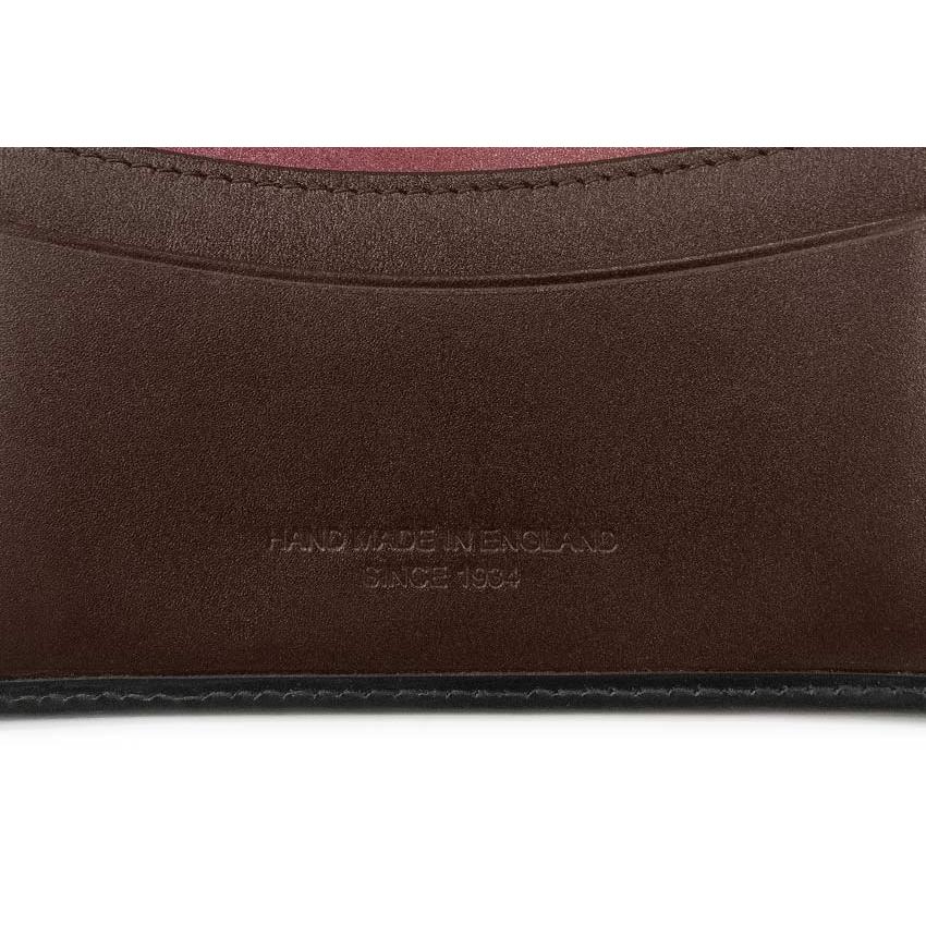 ETTINGER社公認正規販売店 ETTINGER / エッティンガー カードケース 143CJR BLACK-HAVANA-EASTER ROSE カード入れ 名刺入れ 別注カラー 005の画像