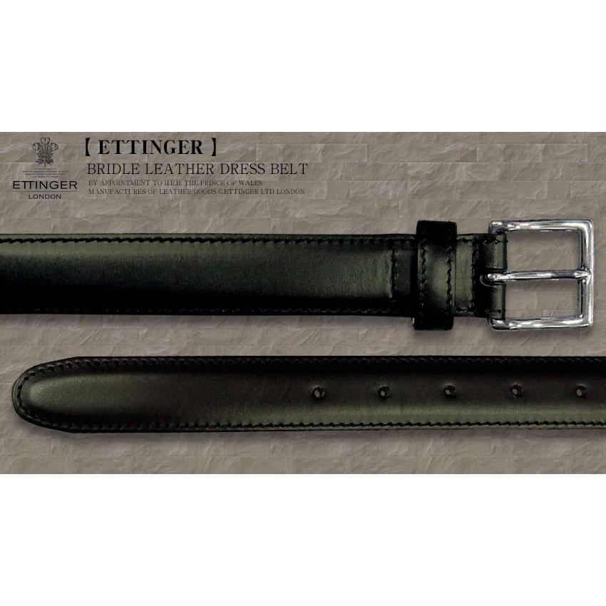ETTINGER レザーベルト 80 ブライドルレザー 未使用品 黒 ベルト 2024年06月28日 『夏の主役ベルト ETTINGERで格上げ！』