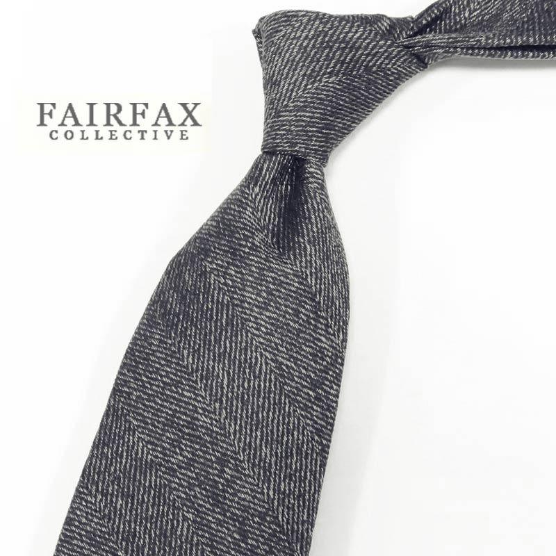 FAIRFAX（フェアファクス） ネクタイ ヘリボーン柄ネクタイ/ソリッド