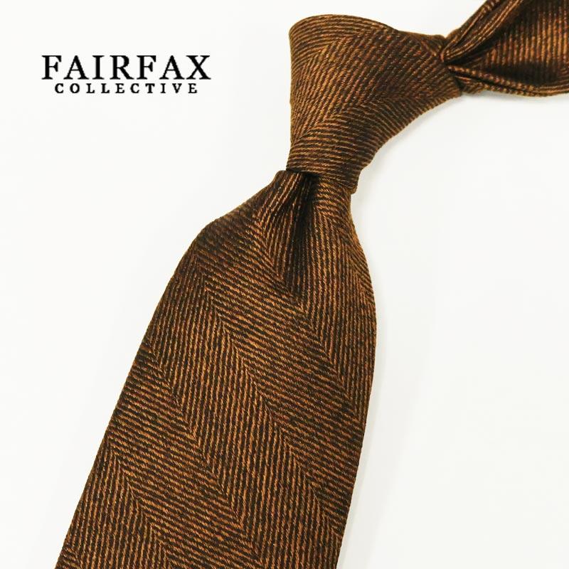 FAIRFAX（フェアファクス） ネクタイ ヘリボーン柄ネクタイ/ソリッド