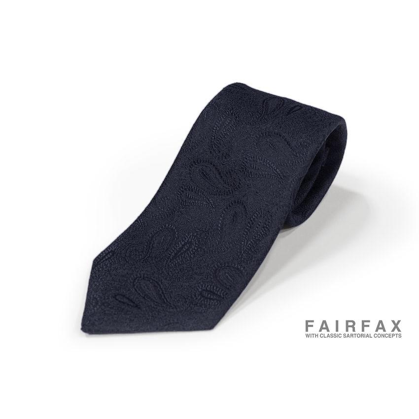 FAIRFAX（フェアファクス） ネクタイ シャドーペイズリー柄ネクタイ