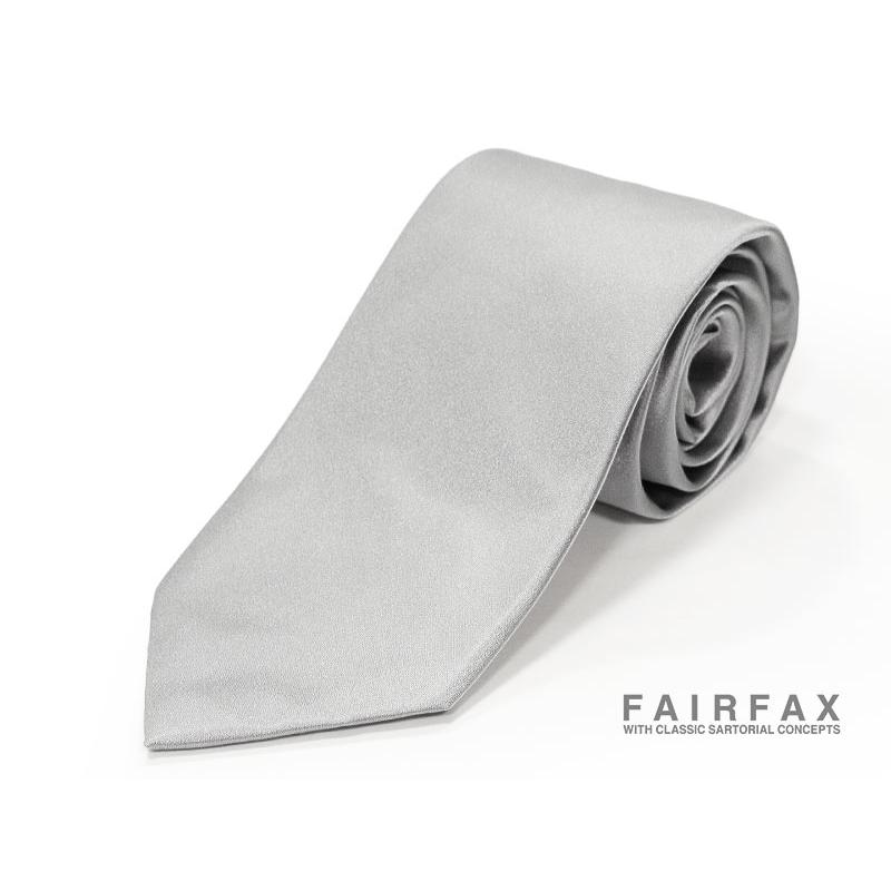 【 FAIRFAX / フェアファクス 】サテン調 ソリッドタイ / 無地ネクタイ Fabric in Italy｜messenger-r｜04