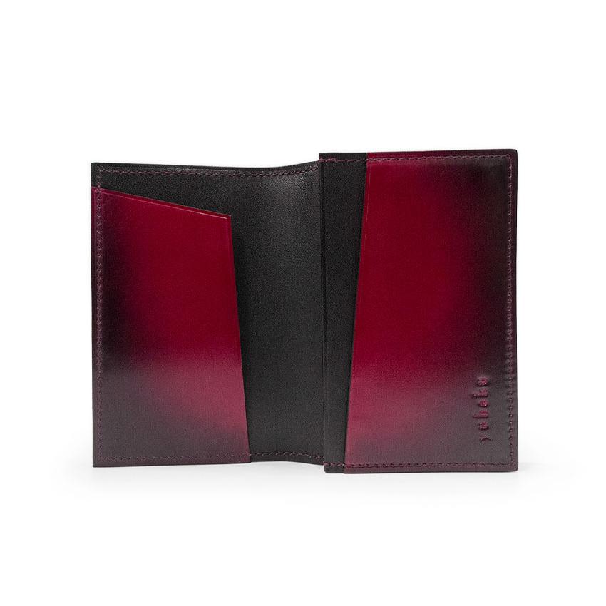 アウトレットB品 yuhaku ユハク 名刺入れ カードケース コードバン yuhaku（ユハク） 名刺入れ FXY163 Diamant Black edition コードバン