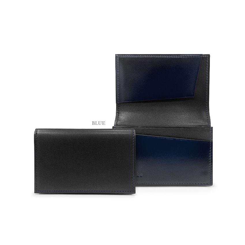 アウトレットB品 yuhaku ユハク 名刺入れ カードケース コードバン yuhaku（ユハク） 名刺入れ FXY163 Diamant Black edition コードバン