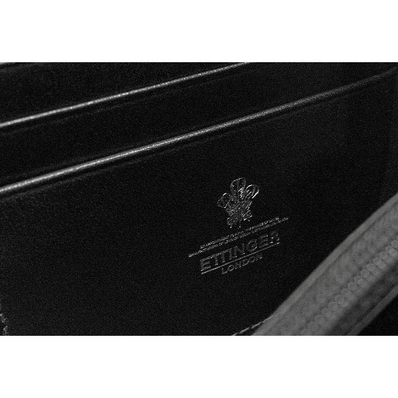 ETTINGER社公認正規販売店 ETTINGER エッティンガー ラウンドジップ長財布 BL2051JR NO CORNERS BLACK COLLECTION ロングウォレット 別注カラー 011の画像
