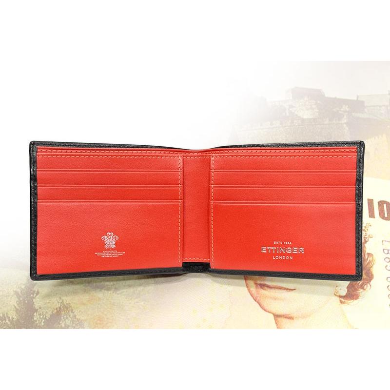 ETTINGER社公認正規販売店 ETTINGER / エッティンガー 二つ折り財布 ビルフォールド  6C/C ST030CJR スターリングコレクションの画像