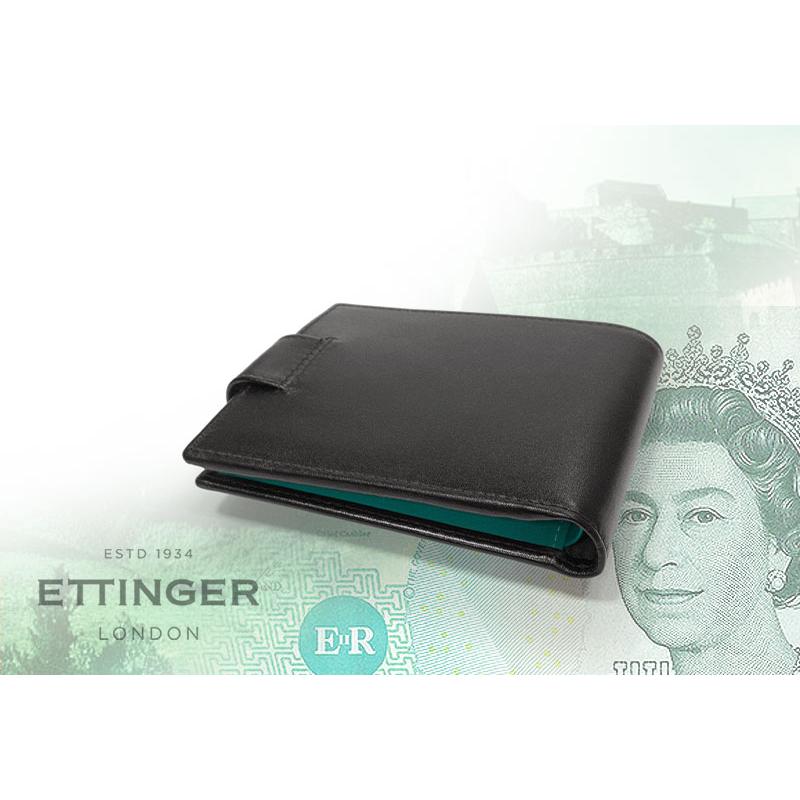 ETTINGER社公認正規販売店 ETTINGER エッティンガー 二つ折り財布 タブ付き ST141JTAB スターリングコレクション カード＆コインパース 小銭入れ付きの画像