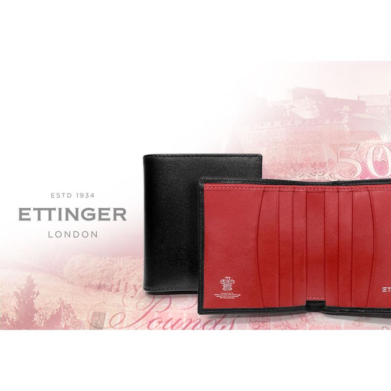 ETTINGER社公認正規販売店 ETTINGER エッティンガーミニウォレット タブ付き ST2181JS スターリングコレクション カード＆コインパース 小銭入れ付きの画像