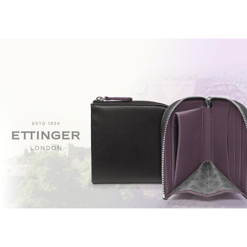ETTINGER社公認正規販売店 ETTINGER / エッティンガー 財布  ST2182JS ZIP WALLET w. COIN PURSE L字ラウンドジップハーフ財布 スターリングコレクションの画像