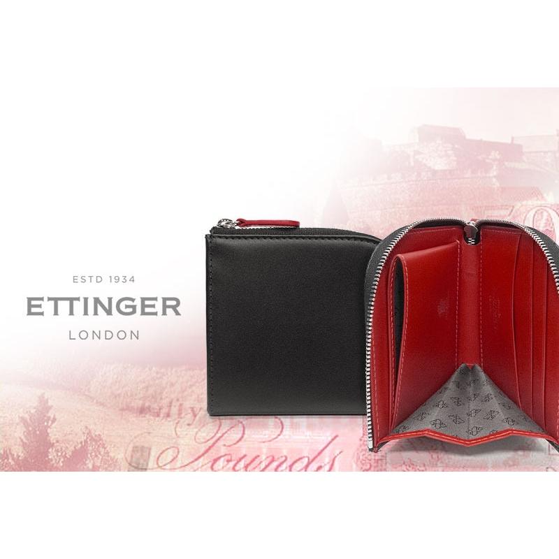 ETTINGER社公認正規販売店 ETTINGER / エッティンガー 財布  ST2182JS ZIP WALLET w. COIN PURSE L字ラウンドジップハーフ財布 スターリングコレクションの画像