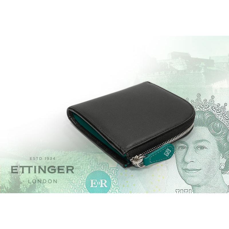 ETTINGER社公認正規販売店 ETTINGER / エッティンガー 財布  ST2182JS ZIP WALLET w. COIN PURSE L字ラウンドジップハーフ財布 スターリングコレクションの画像