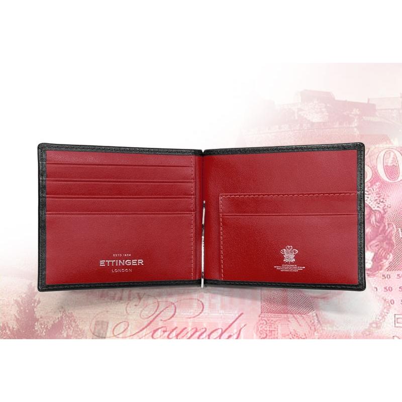 ETTINGER社公認正規販売店 ETTINGER / エッティンガー マネークリップ  ST2194EJ MONEY CLIP WITH ZIP 小銭入れ付き スターリングコレクションの画像