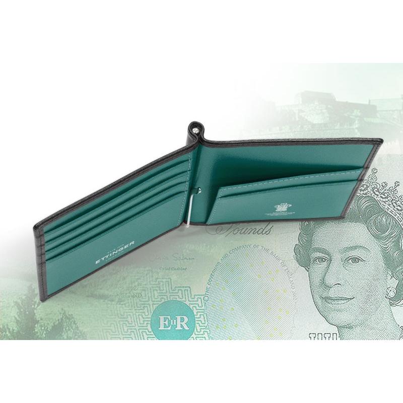 ETTINGER社公認正規販売店 ETTINGER / エッティンガー マネークリップ  ST2194EJ MONEY CLIP WITH ZIP 小銭入れ付き スターリングコレクションの画像