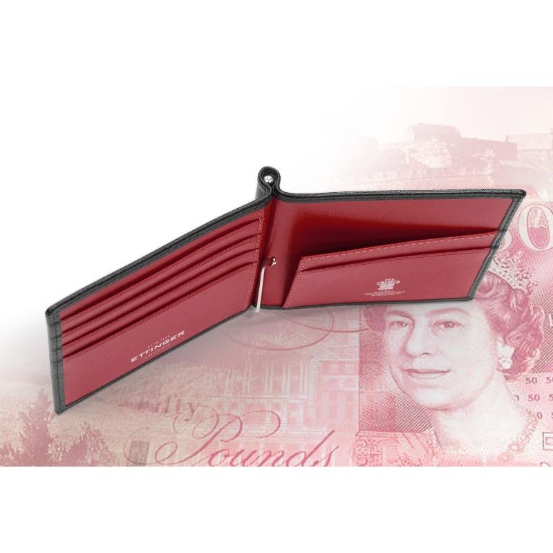 ETTINGER社公認正規販売店 ETTINGER / エッティンガー マネークリップ  ST2194EJ MONEY CLIP WITH ZIP 小銭入れ付き スターリングコレクションの画像
