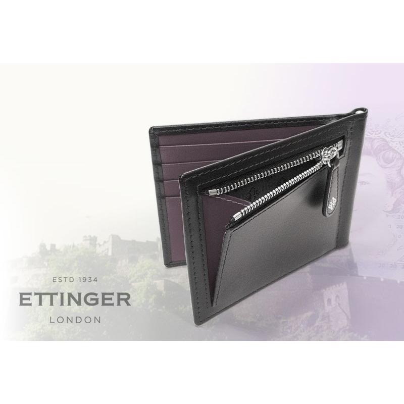 ETTINGER社公認正規販売店 ETTINGER / エッティンガー マネークリップ  ST2194EJ MONEY CLIP WITH ZIP 小銭入れ付き スターリングコレクションの画像