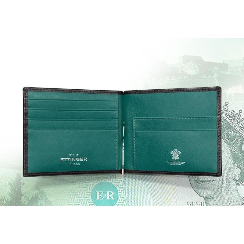 ETTINGER社公認正規販売店 ETTINGER / エッティンガー マネークリップ  ST2194EJ MONEY CLIP WITH ZIP 小銭入れ付き スターリングコレクションの画像