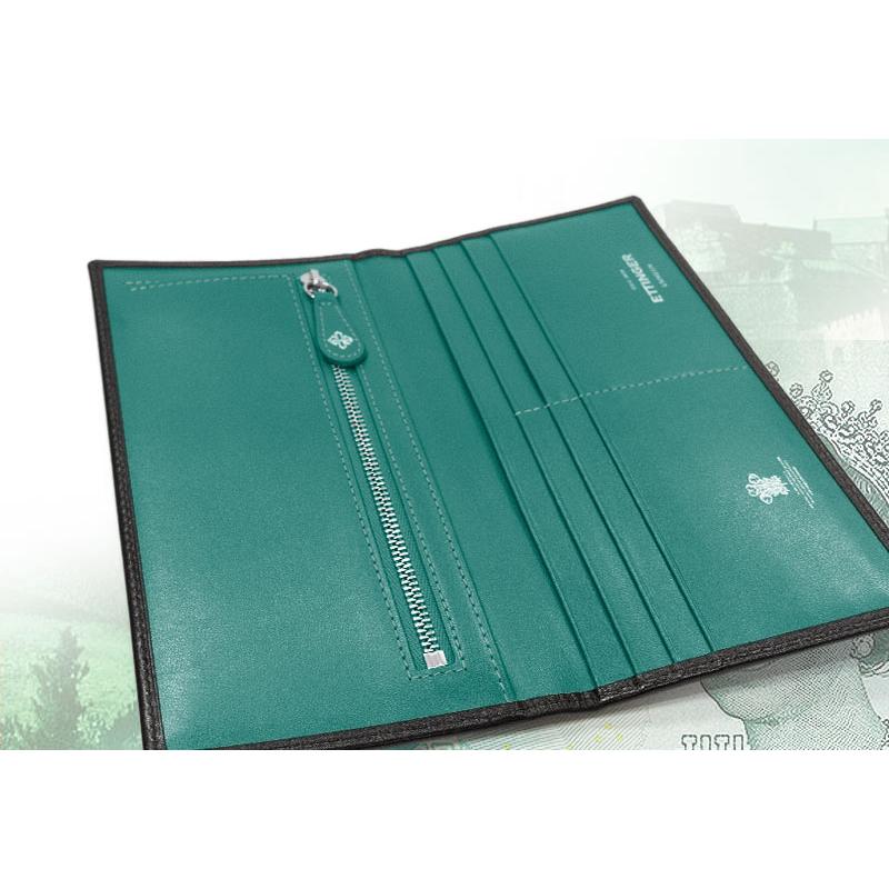 ETTINGER社公認正規販売店 ETTINGER エッティンガー 長財布 ST953AEJR スターリングコレクション LONG WALLET WITH ZIP / 小銭入れ付き長財布の画像