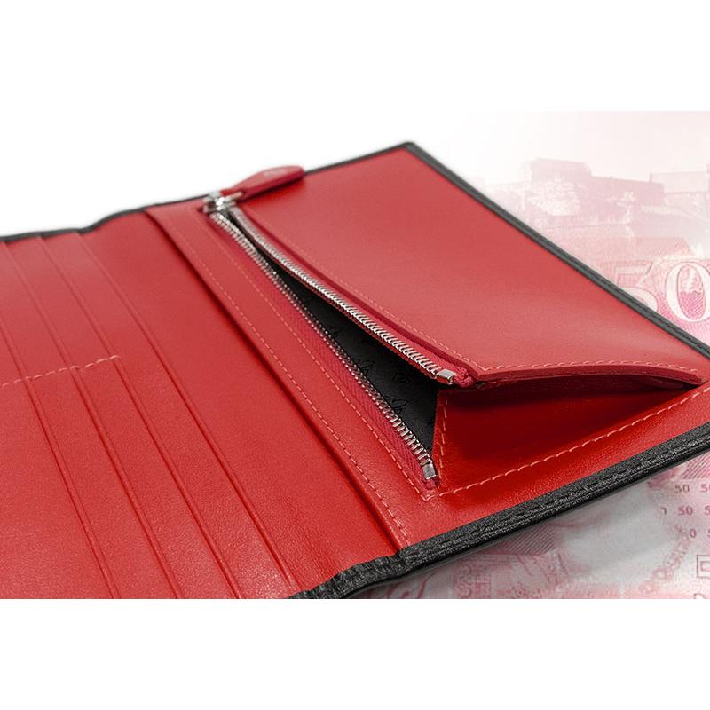 ETTINGER社公認正規販売店 ETTINGER エッティンガー 長財布 ST953AEJR スターリングコレクション LONG WALLET WITH ZIP / 小銭入れ付き長財布の画像