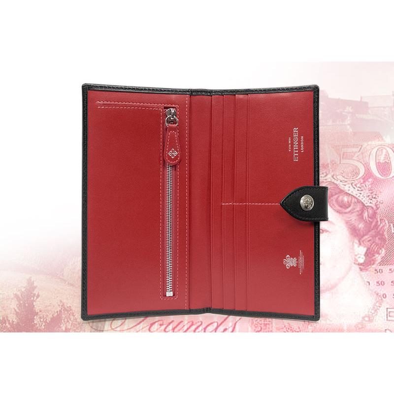 ETTINGER社公認正規販売店 ETTINGER エッティンガー 長財布タブ付き ST953AEJTAB スターリングコレクション LONG WALLET WITH ZIP / 小銭入れ付き長財布の画像