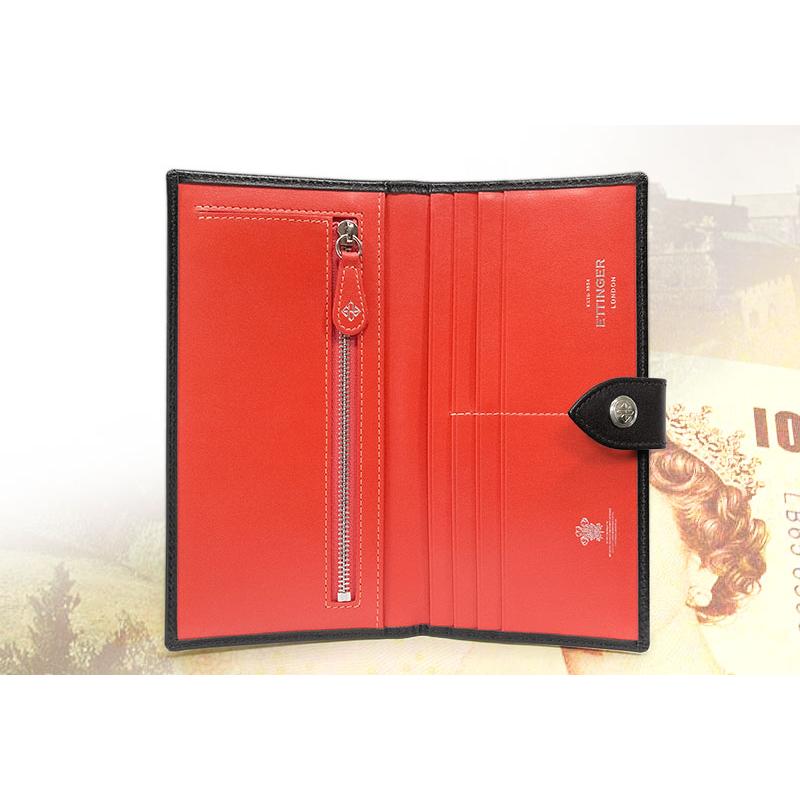 ETTINGER社公認正規販売店 ETTINGER エッティンガー 長財布タブ付き ST953AEJTAB スターリングコレクション LONG WALLET WITH ZIP / 小銭入れ付き長財布の画像